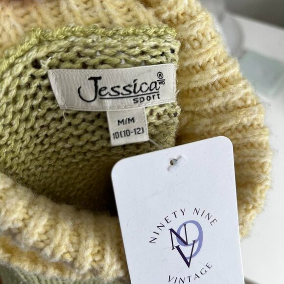 Green And Yellow Vintage Turtleneck - Picture 8 of 8